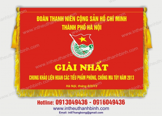 IN THÊU CỜ THI ĐUA TẠI HÀ NỘI