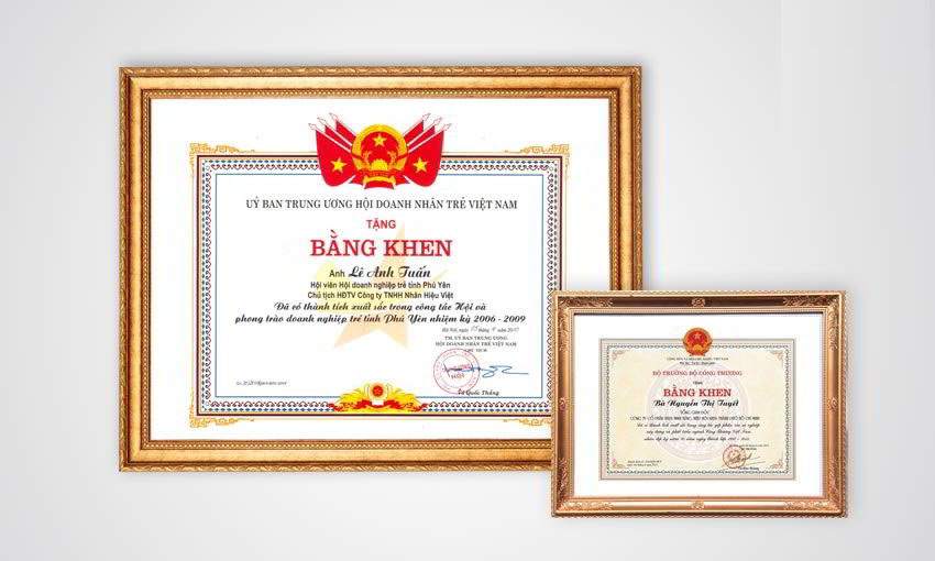 Bằng khen đẹp 2