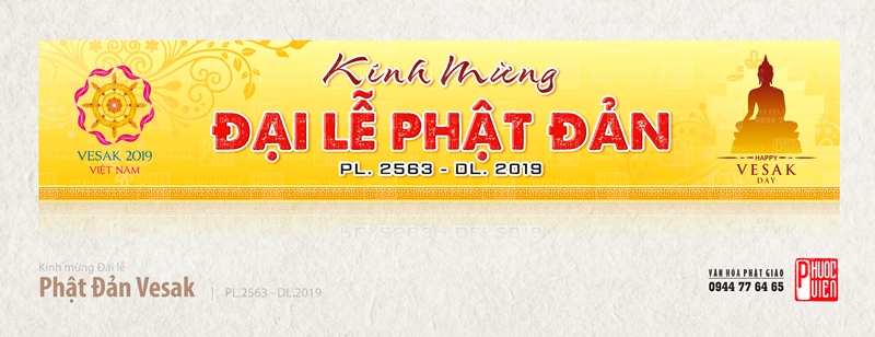 Băng rôn Phật đản