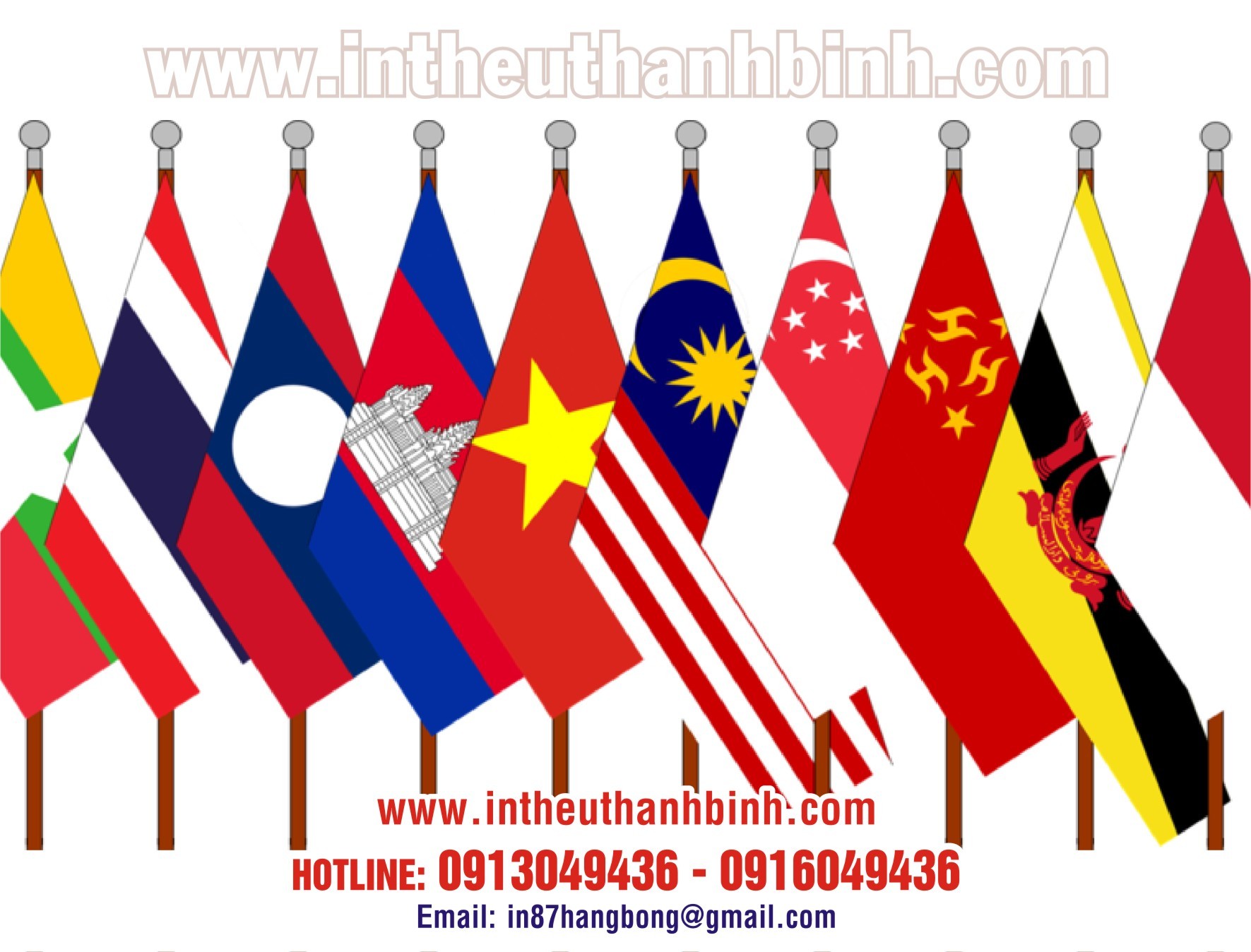 Cờ để bàn các nước