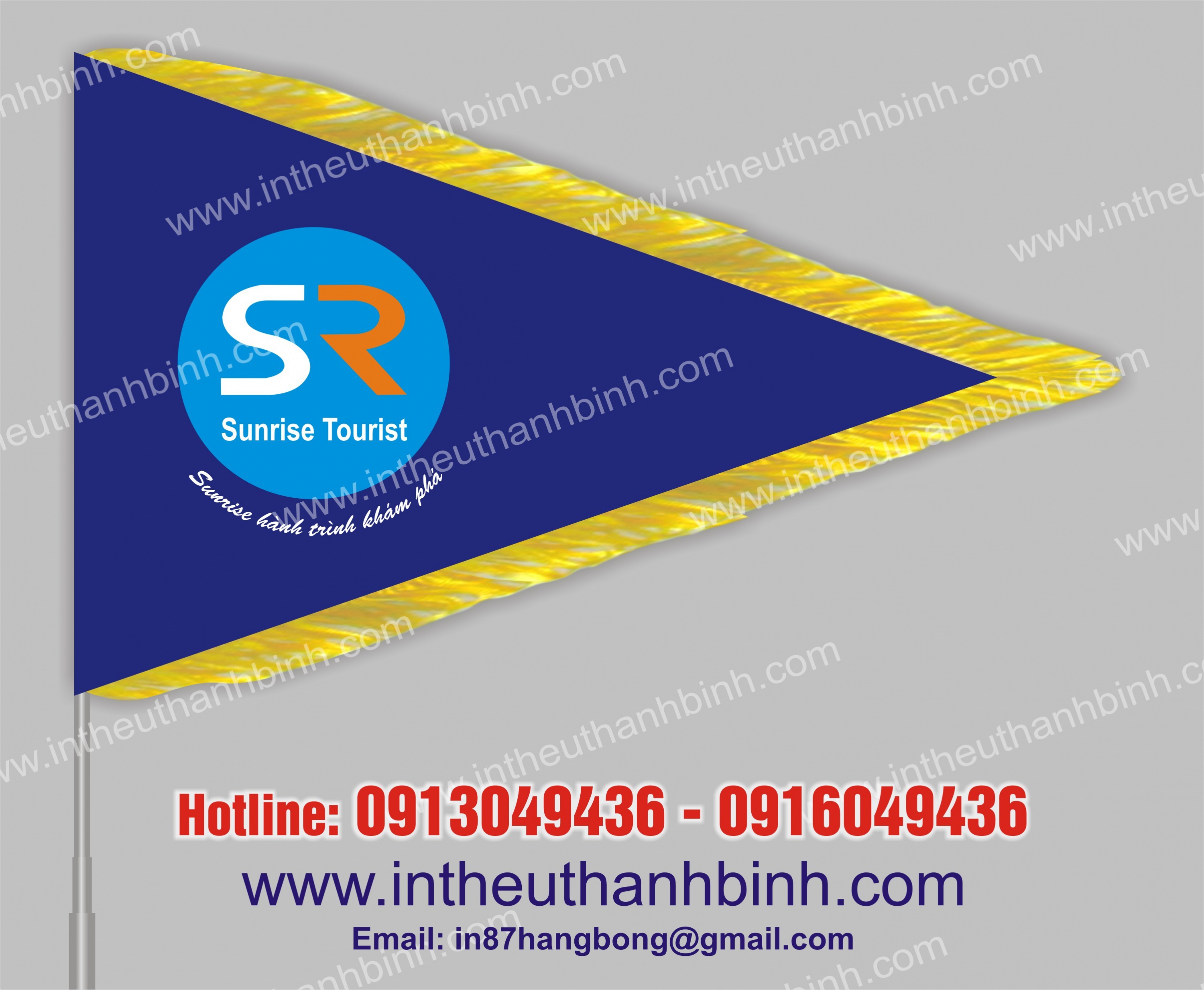 Cờ du lịch dẫn đoàn 1