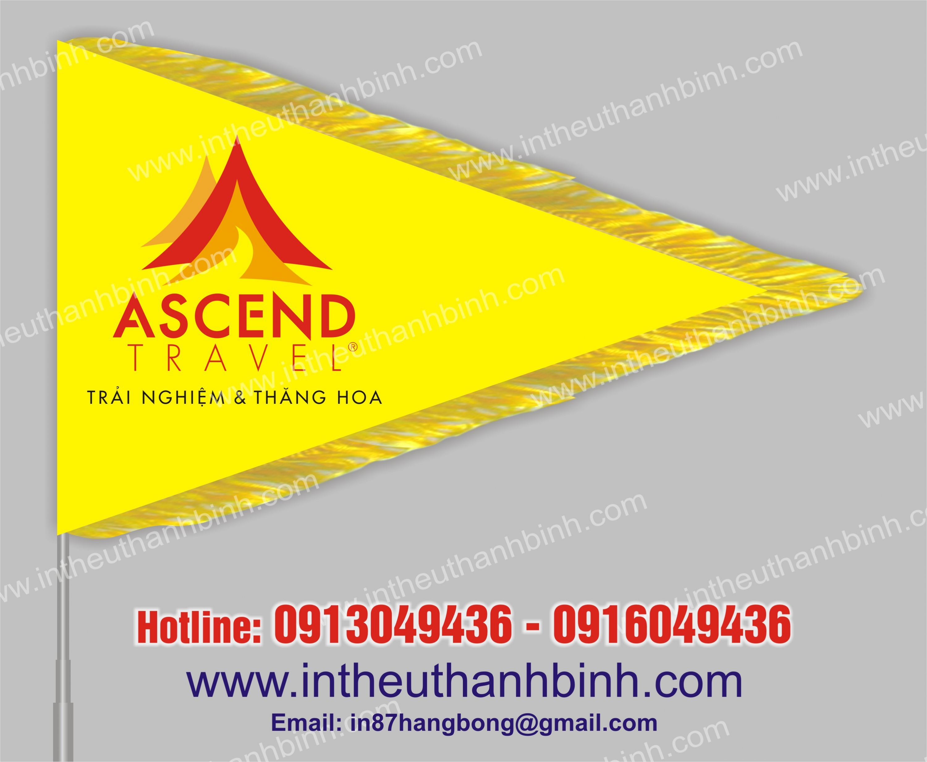 Cờ du lịch đẫn đoàn 19