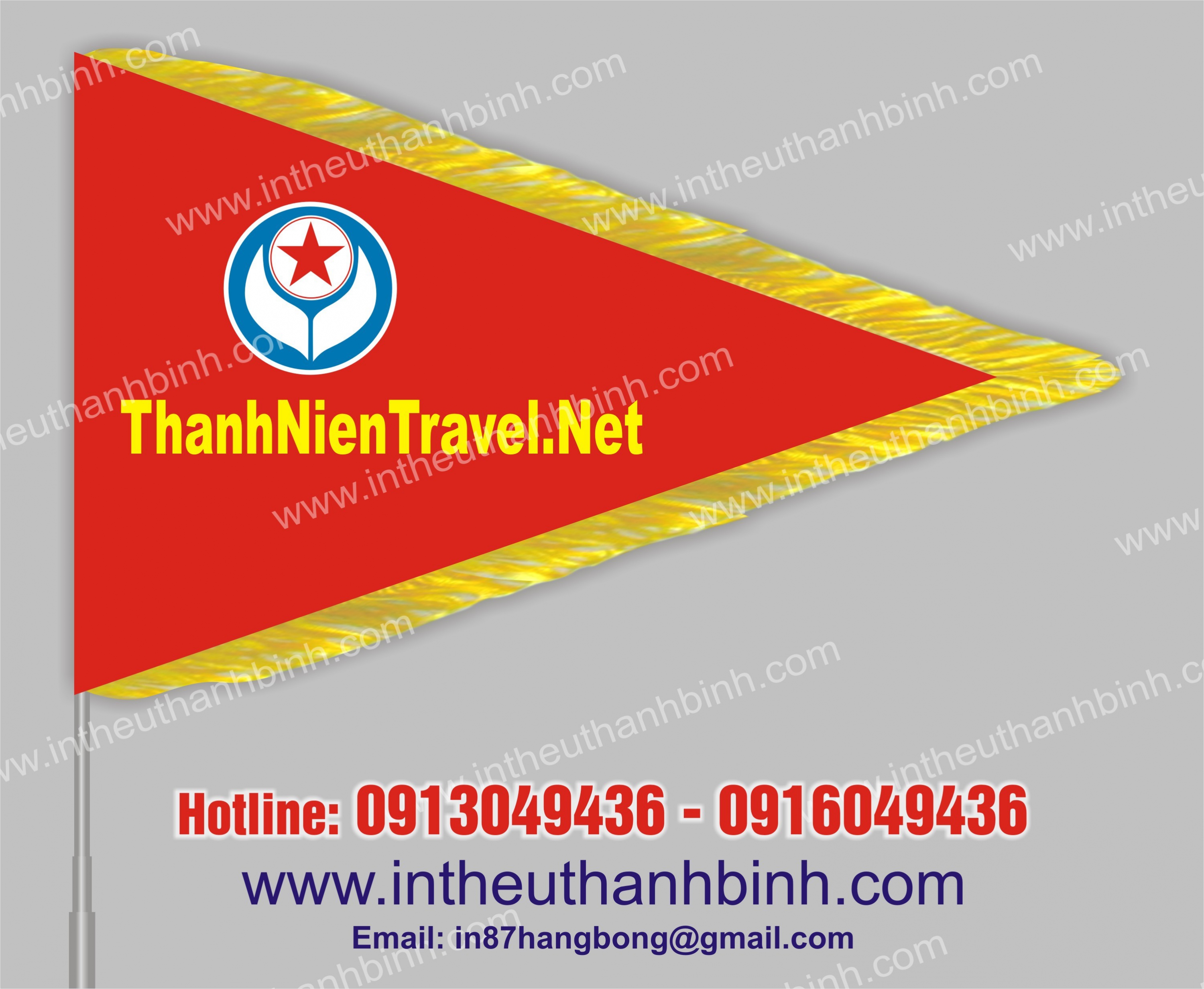 Cờ du lịch dẫn đoàn 3