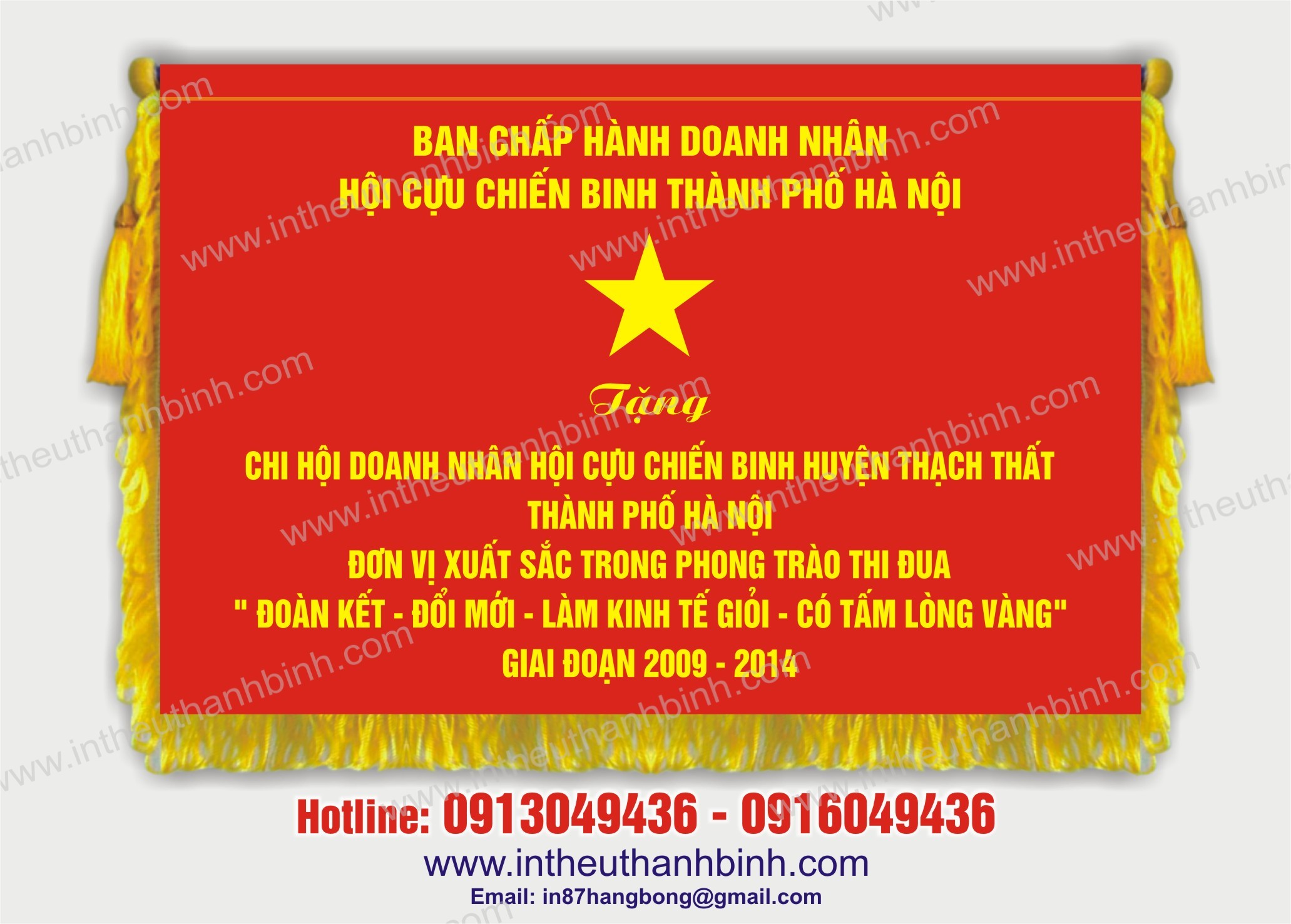 Cờ thêu 30