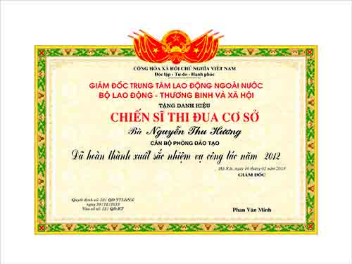 IN GIẤY KHEN BẰNG KHEN GIÁ RẺ
