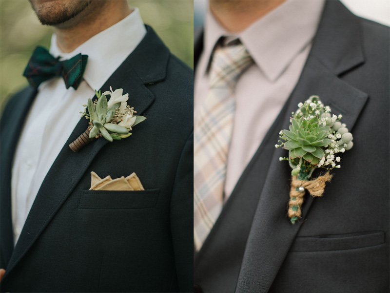 Hoa cài áo chú rể