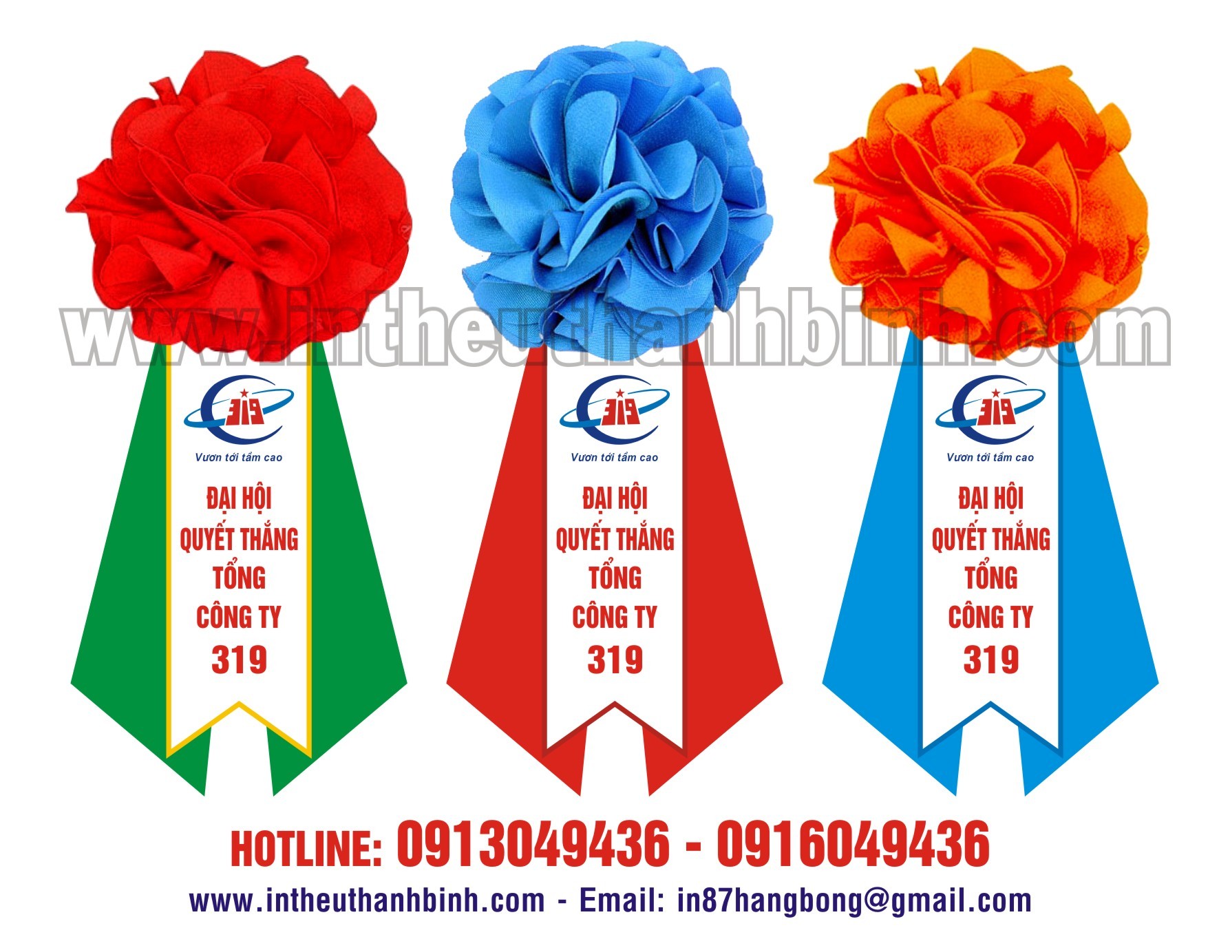 Hoa cài áo sự kiện